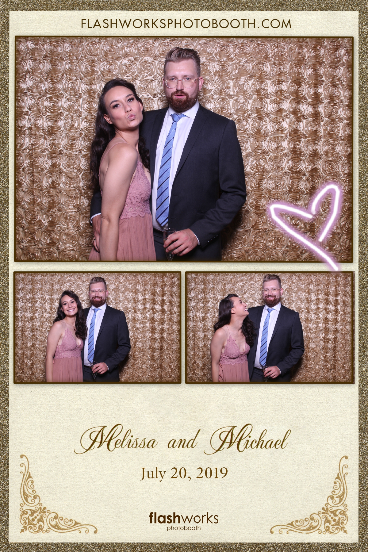 Michael and Melissa's Wedding | View more photos from the event at gallery.flashworksphotobooth.com/u/FlashworksPhotoboothInc/Michael-and-Melissas-Wedding